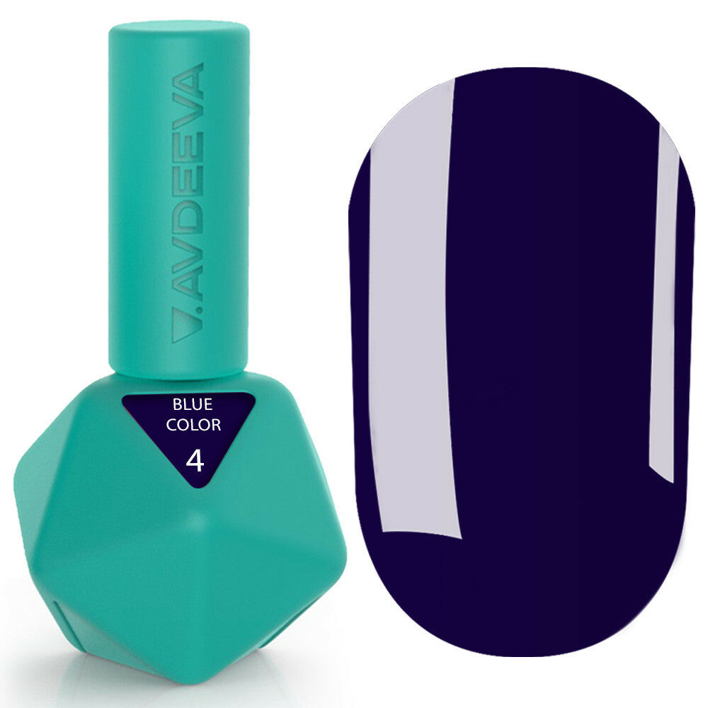 Gel Polish Victoria Avdeeva BLUE COLOR 4 – Deep Dark Blue 12ml