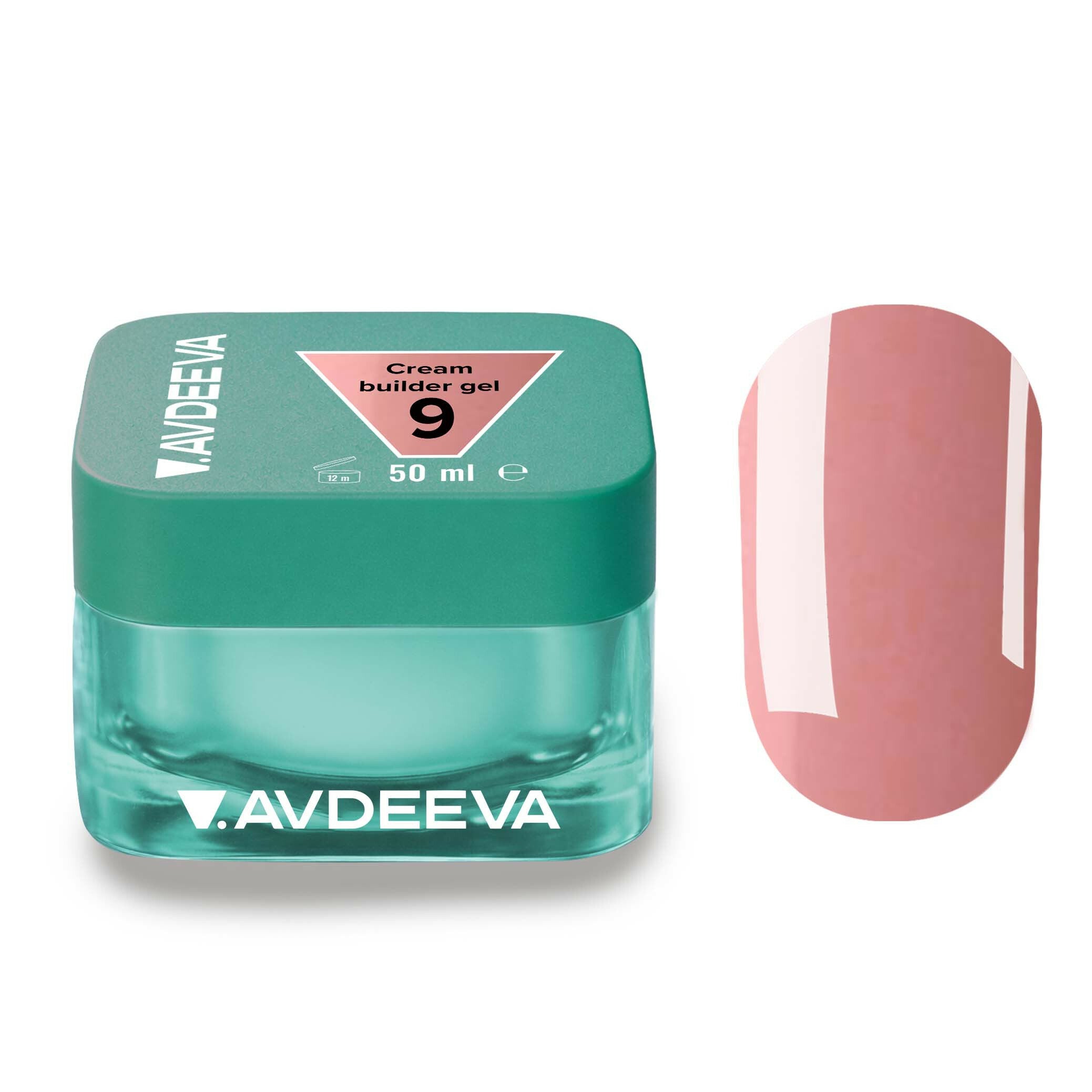 V.Avdeeva,Creamy builder gel #09, 50 ml