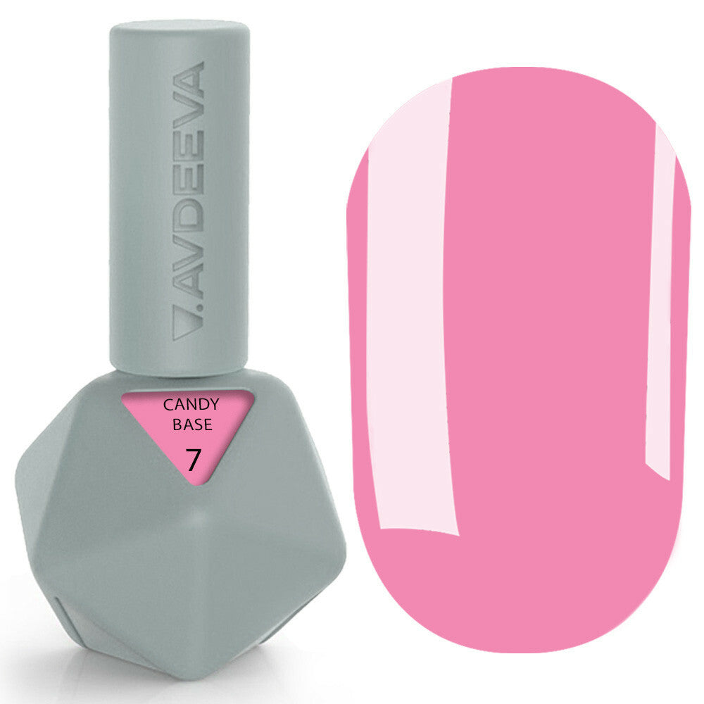 CANDY BASE 7 Victoria Avdeeva – Bright Cool Pink Camouflage Base 12ml