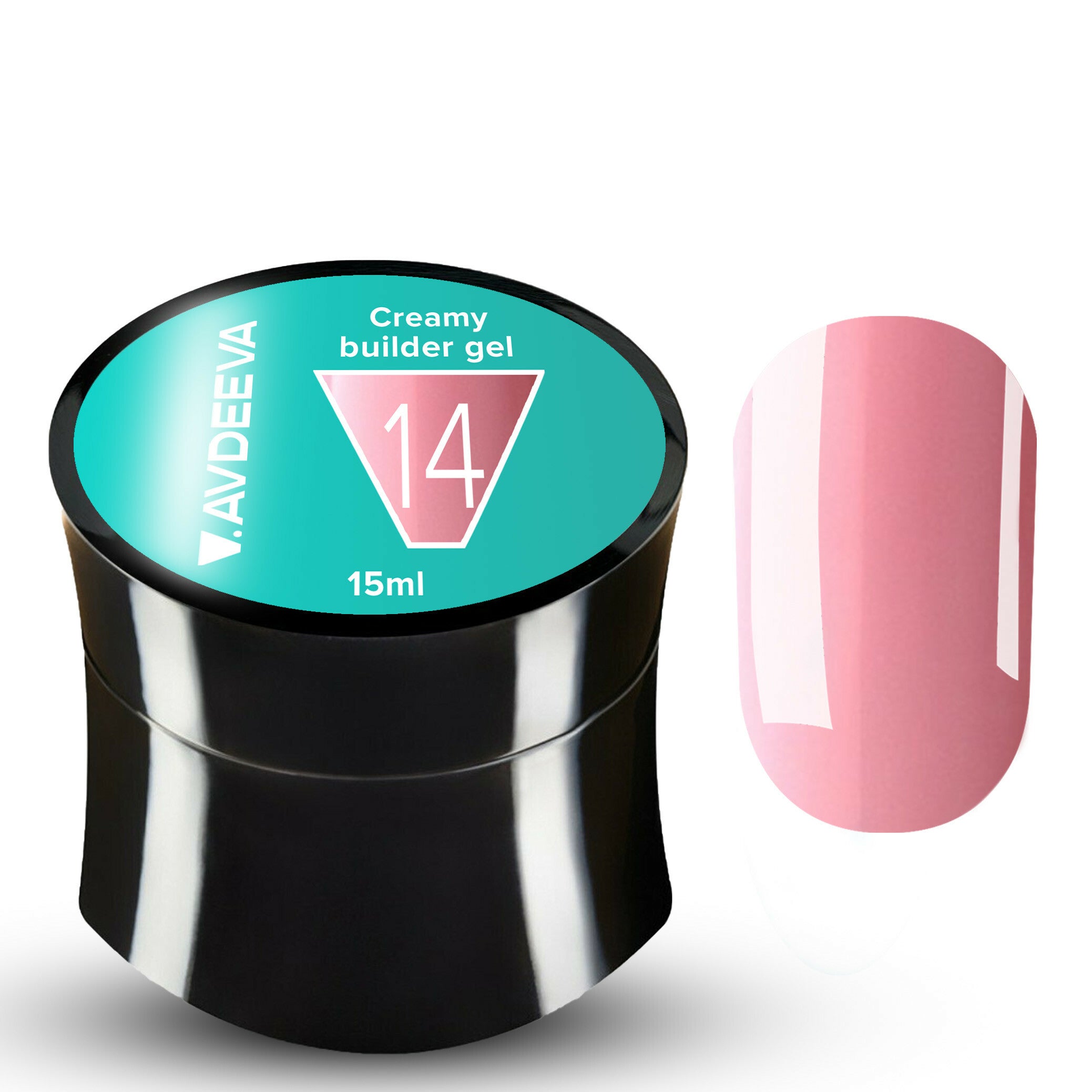 AVDEEVA Creamy builder gel - #14 bright pink 15ml