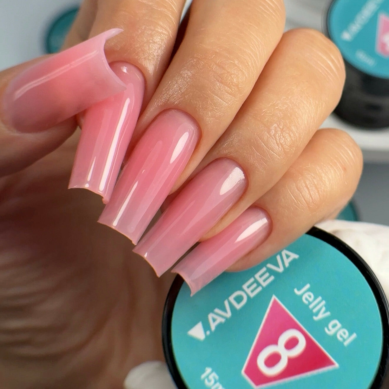 Builder Gel V. Avdeeva Jelly Gel №8 — Bright Pink