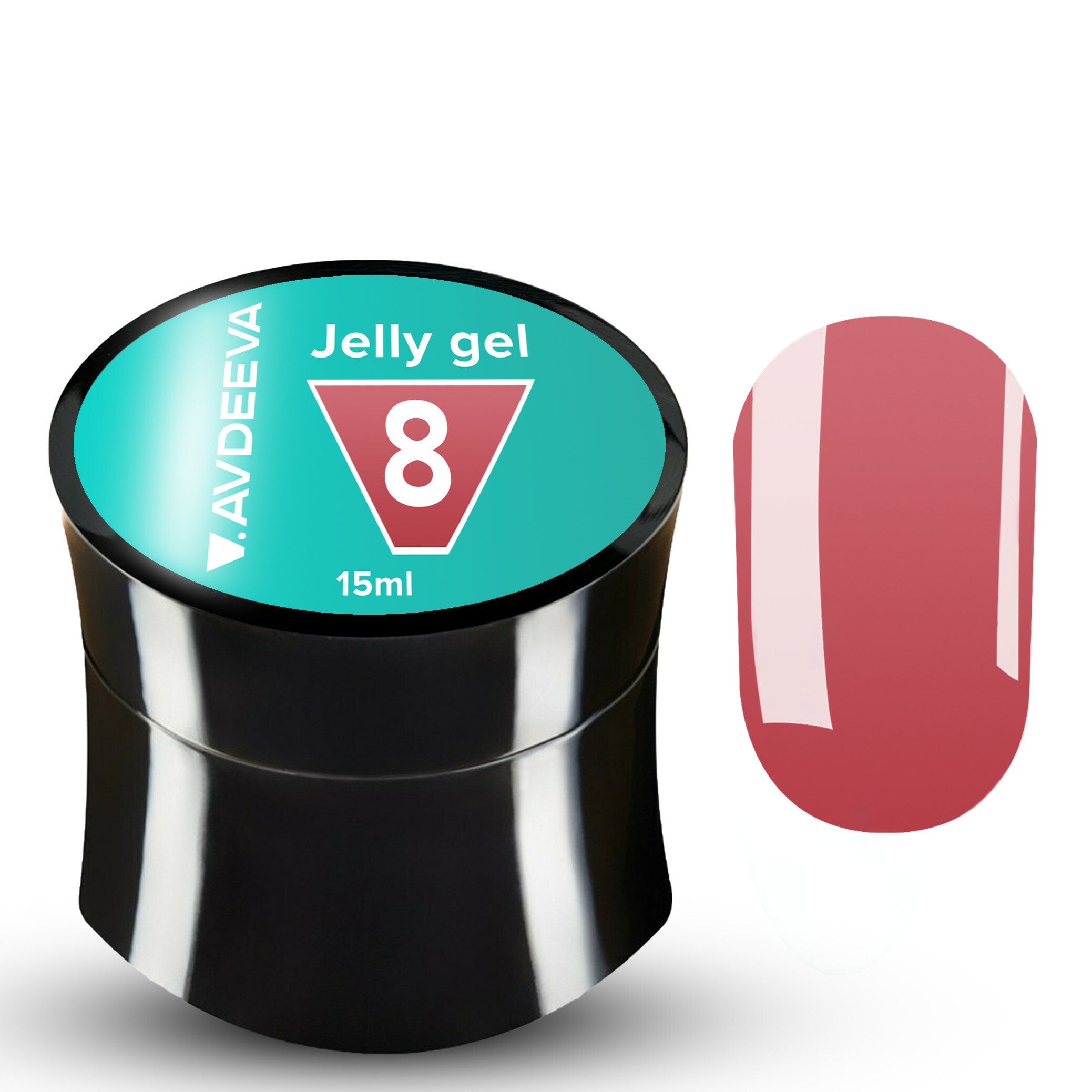 Builder Gel V. Avdeeva Jelly Gel №8 — Bright Pink