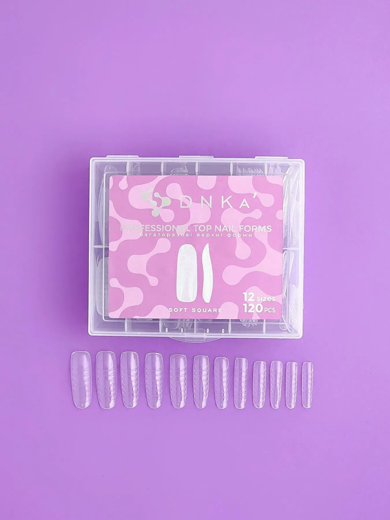 DNKa' Top Nail Forms Soft Square,120pcs