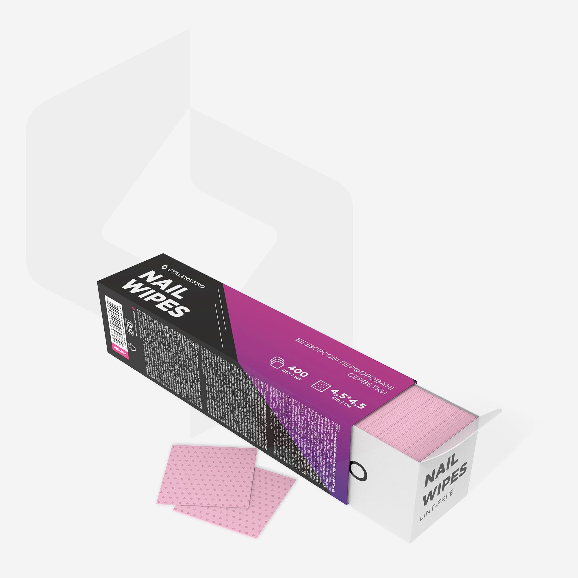  Perforated lint-free wipes EXPERT (400 pcs)