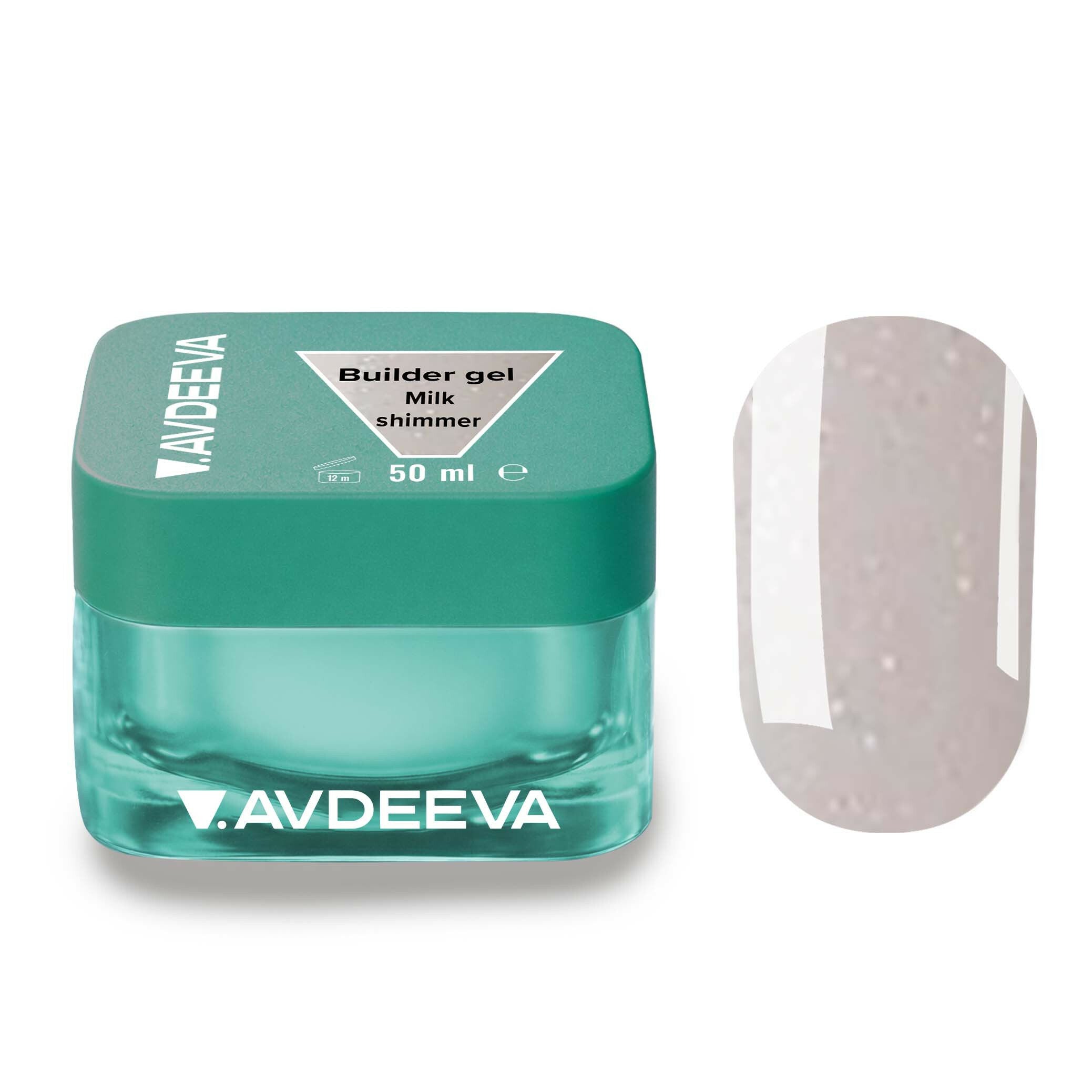 Milk Builder Gel with Shimer 50ml Victoria Avdeeva