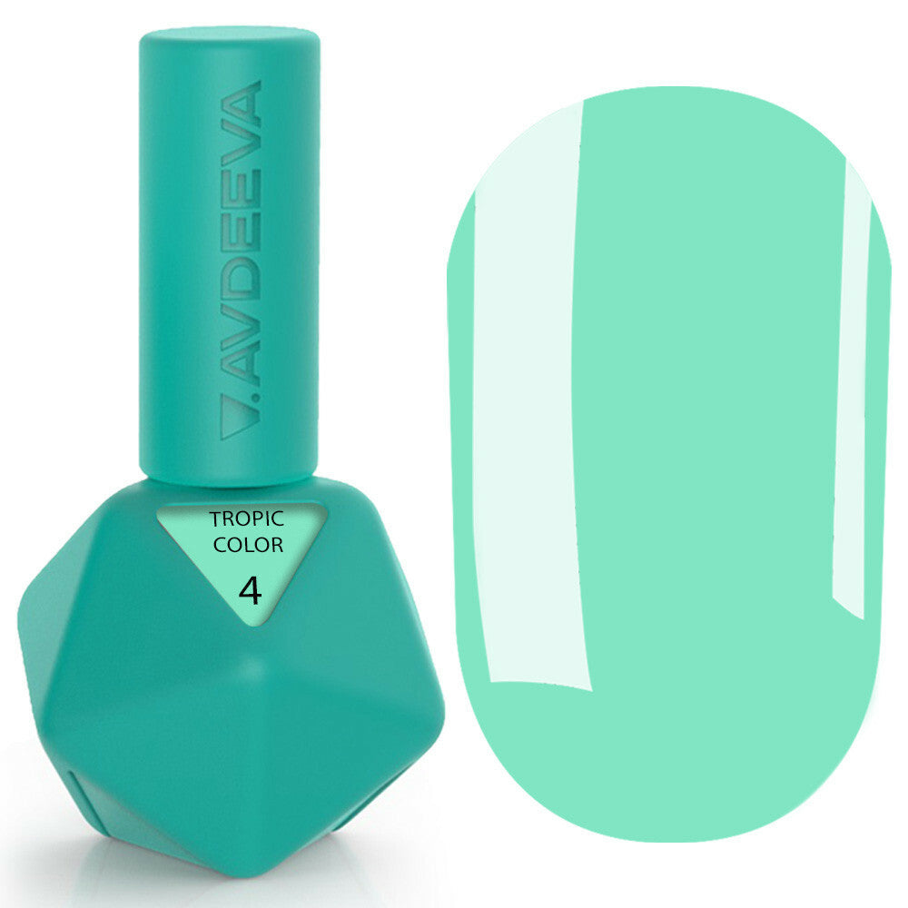 Victoria Avdeeva TROPIC COLOR 4 Gel Polish — Mint Green, 12 ml