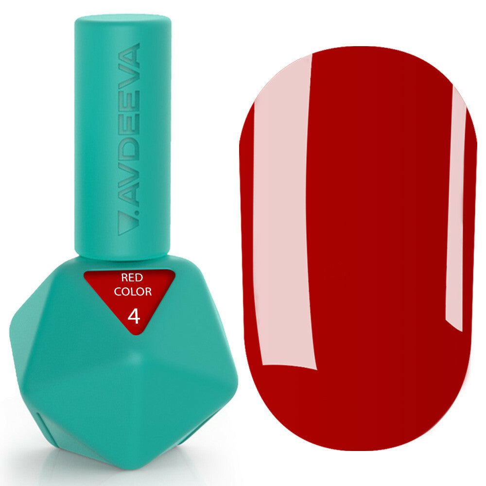 Gel Polish Victoria Avdeeva Red Color №4 – CLASSIC RED 12ml