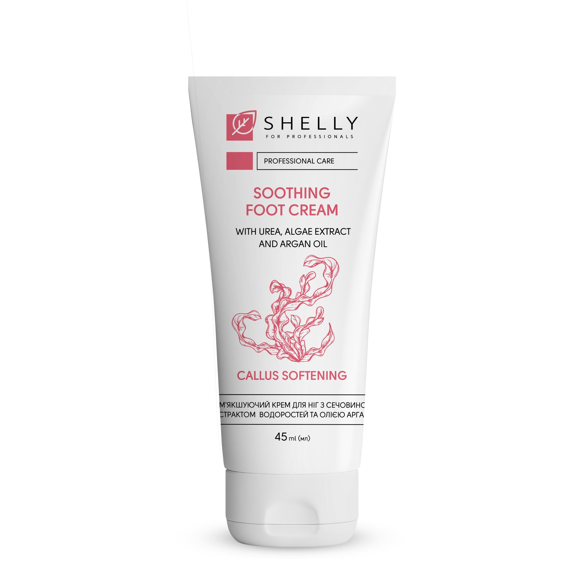 Softening foot cream with urea, algae extract and argan oil Shelly 45 ml
