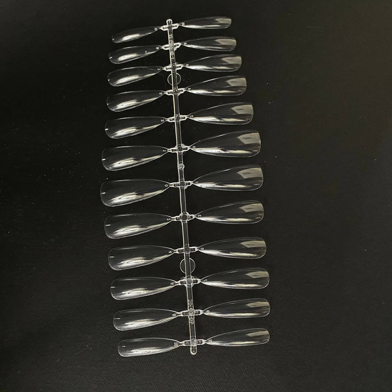 Set of plastic nails, Medium Stiletto, 504 st, V. Avdeeva