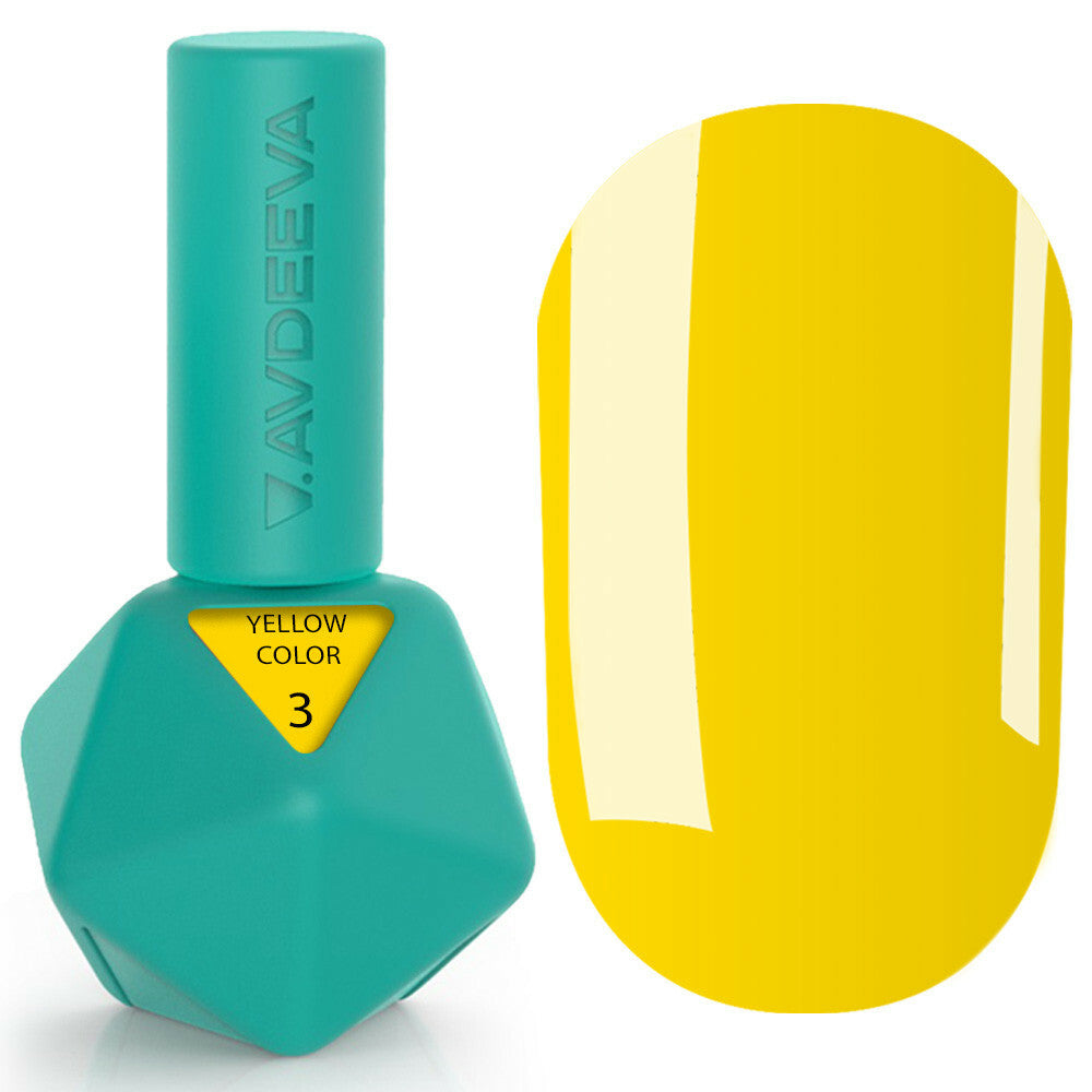 Gel Polish Victoria Avdeeva Yellow Color №3 12ml