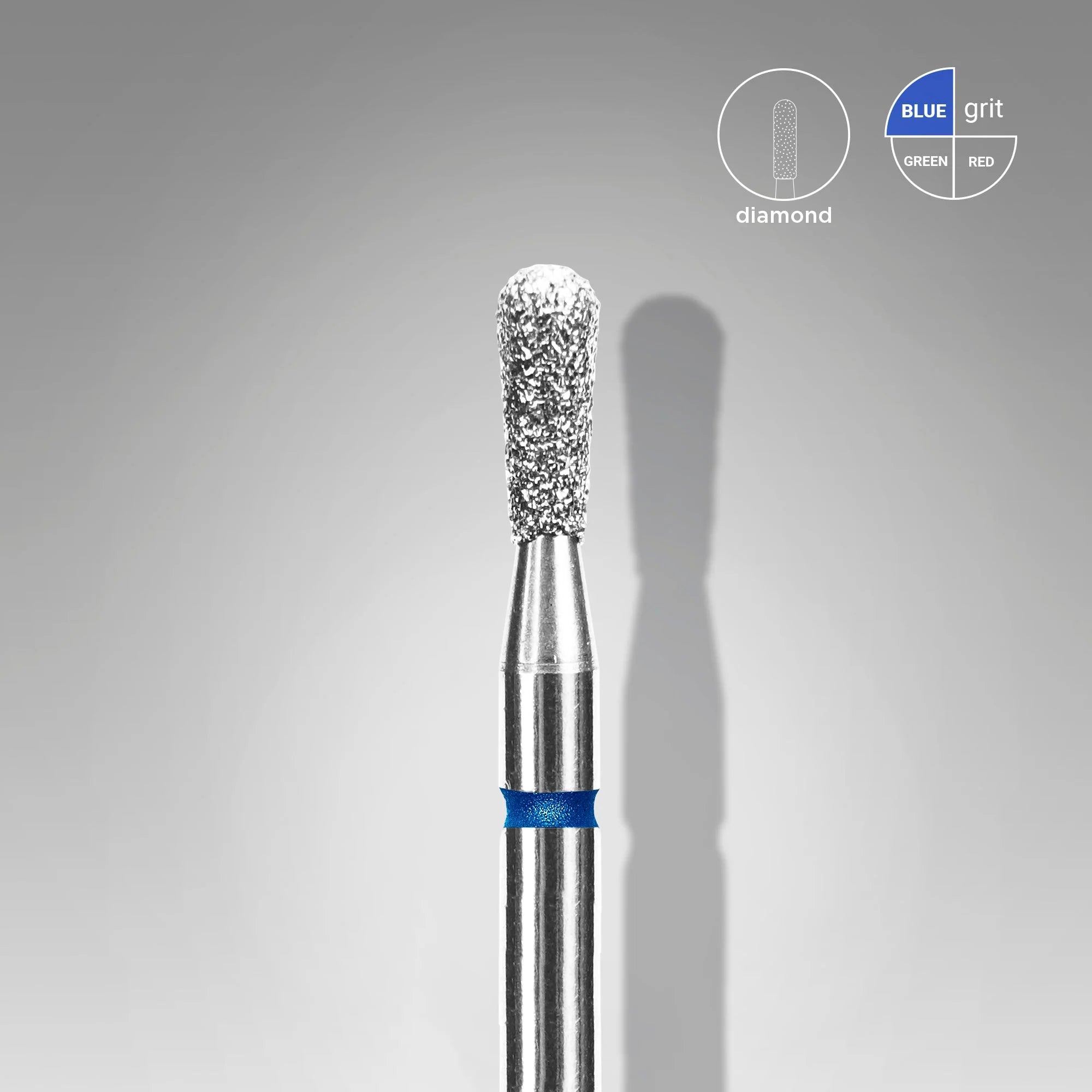 
Diamond nail drill bit match blue EXPERT head diameter 2,3 mm / working part 5 mm