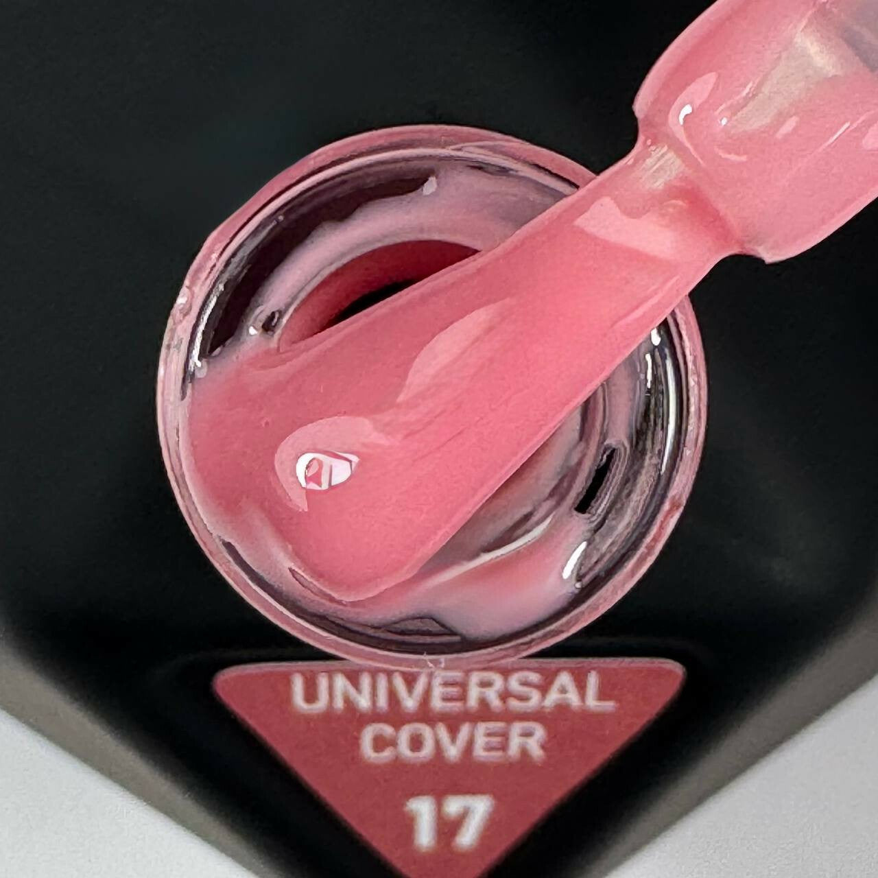 UNIVERSAL COVER GEL 17 Victoria Avdeeva — intensiv rosafarbenes flüssiges Acrygel (Liquid Gel) zum Modellieren und Verstärken 12ml
