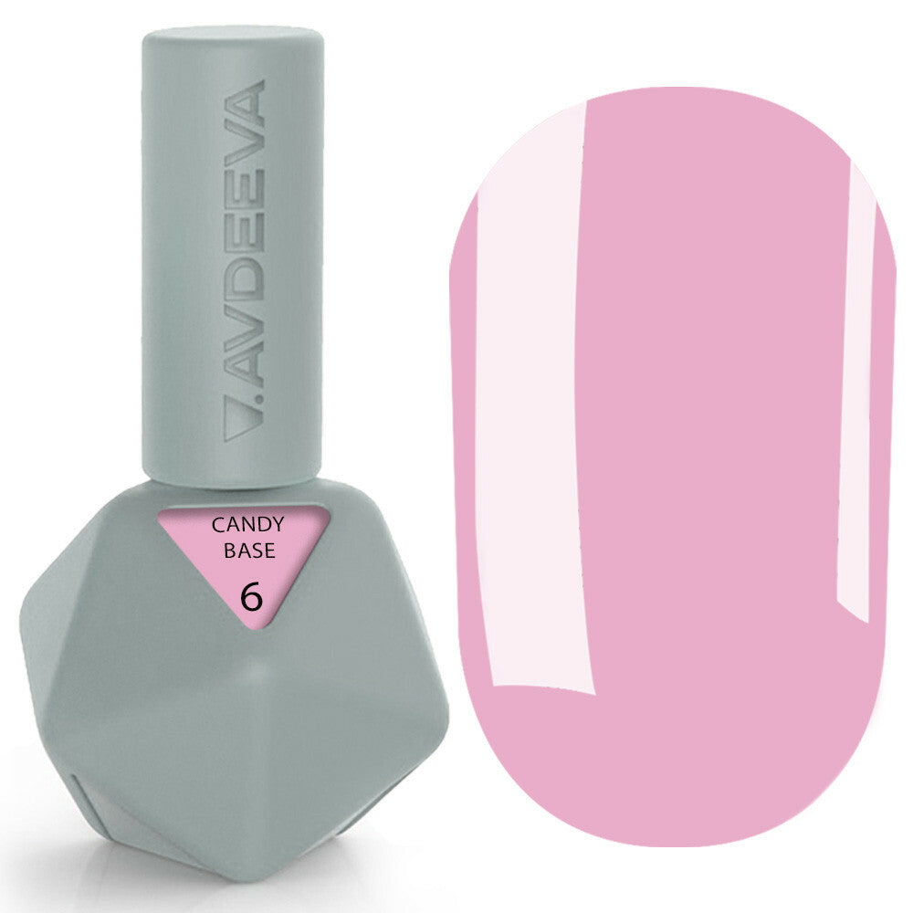 CANDY BASE 6 Victoria Avdeeva – Light Pink Camouflage Base with Cool Undertone 12ml