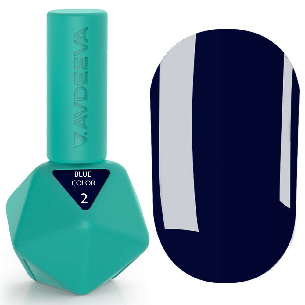 Victoria Avdeeva Gel Polish BLUE Gel Polish Victoria Avdeeva BLUE COLOR 2 – deep navy1 — Royal Blue Shade for Elegant Nails 12ml