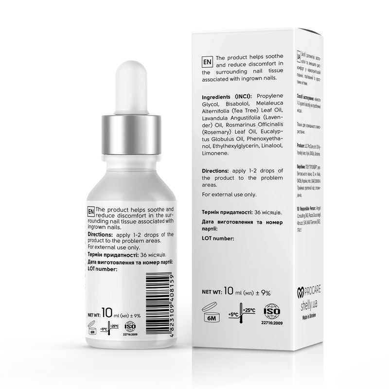 SHELLY Fluid for ingrown toenails with bisabolol and oil complex Shelly 10 ml