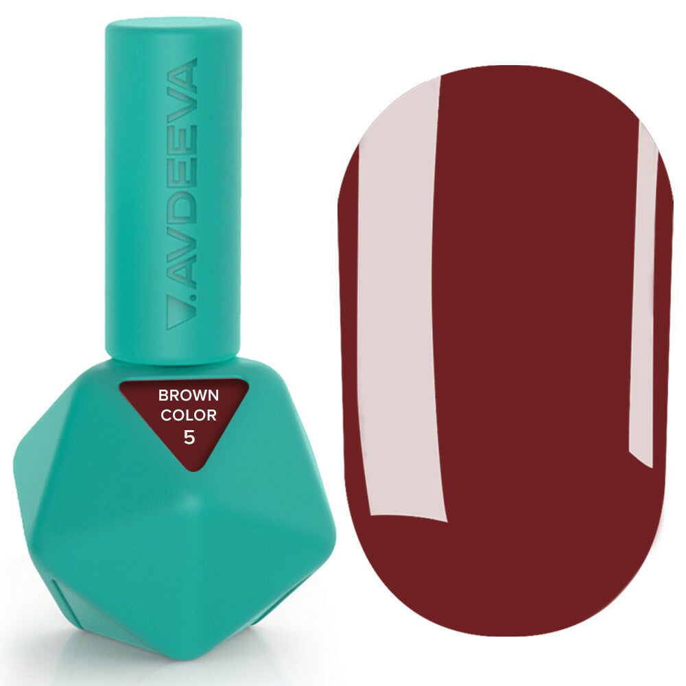 Victoria Avdeeva Gel Polish BROWN COLOR №5, 12 ml
