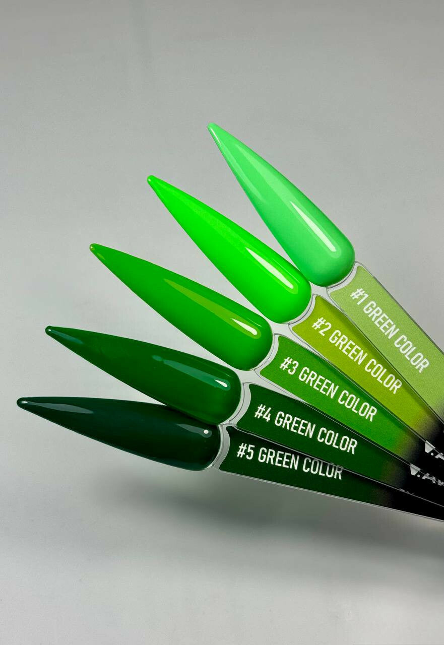 Victoria Avdeeva Gel Polish GREEN COLOR 5 — deep emerald green 12ml