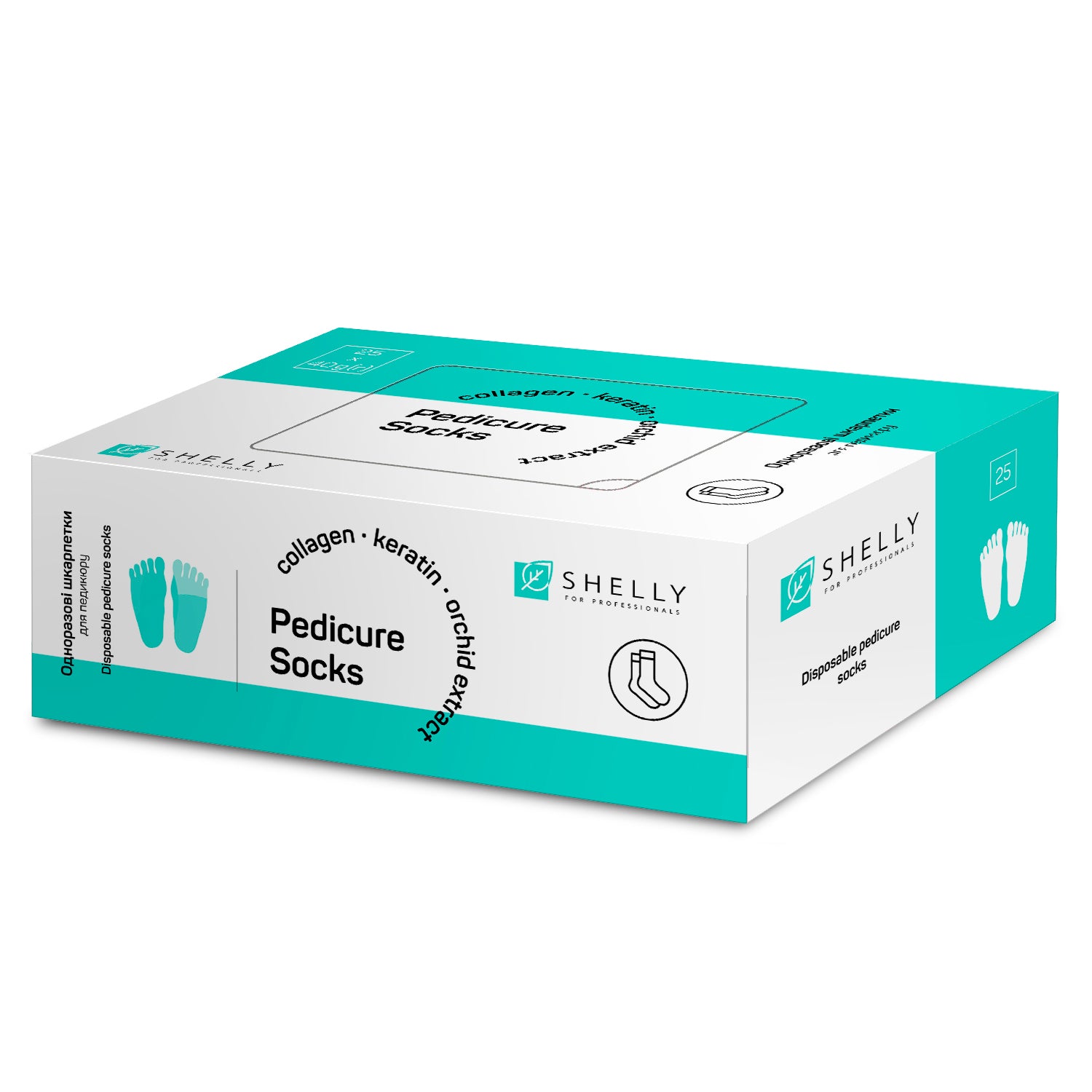 A set of Shelly pedicure socks 25 pcs.