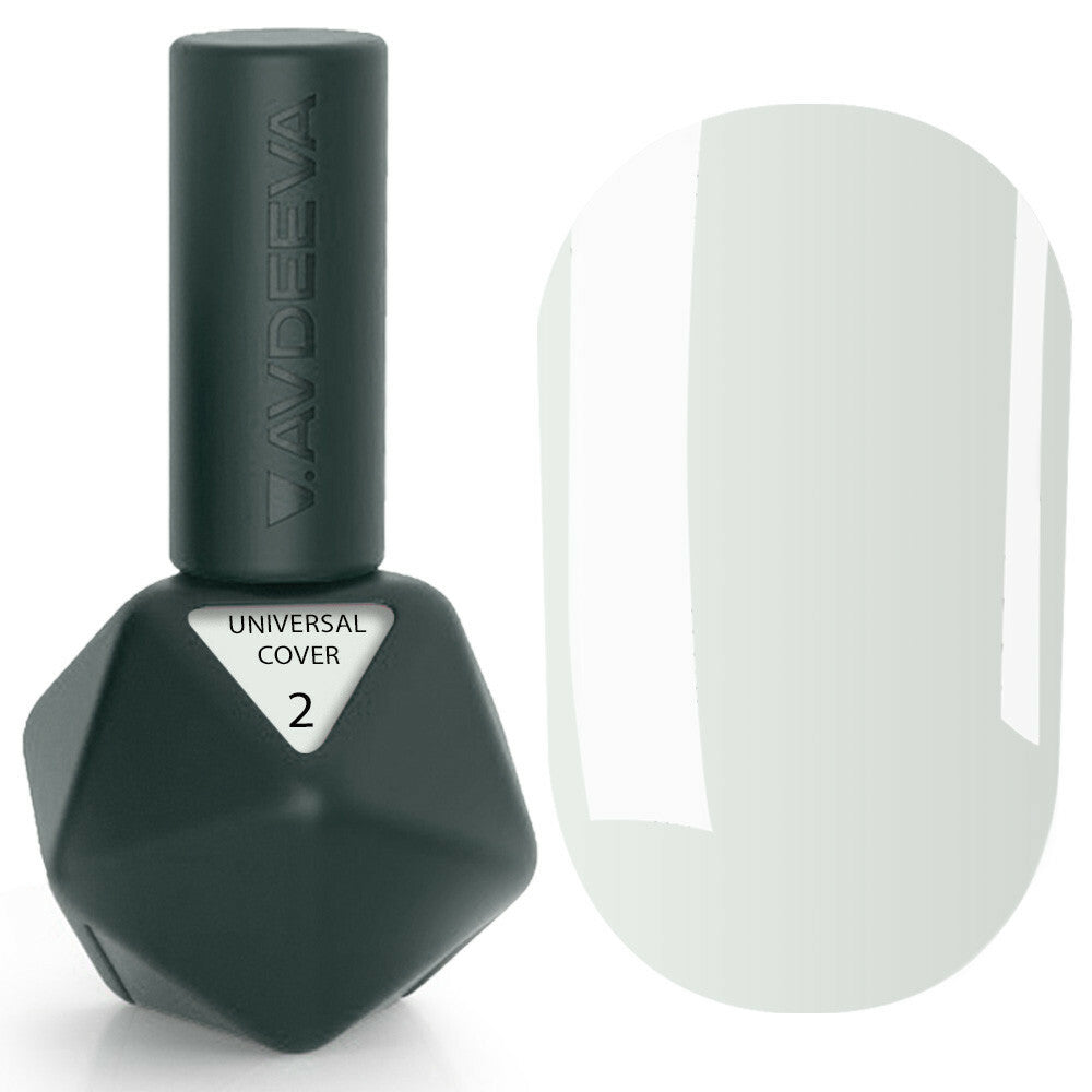UNIVERSAL COVER GEL 2 V. Avdeeva — milchiges flüssiges Acrygel zum Modellieren und Verstärken 12ml