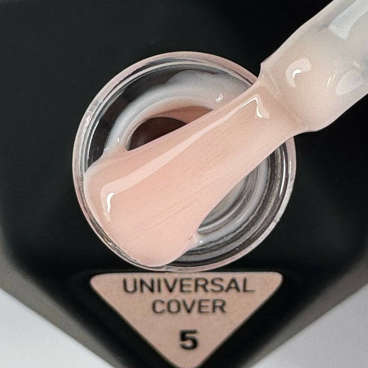 UNIVERSAL COVER GEL 5 Victoria Avdeeva — Cremefarbiges Nude Flüssig-Acrygel zum Modellieren und Verstärken der Nägel 12ml