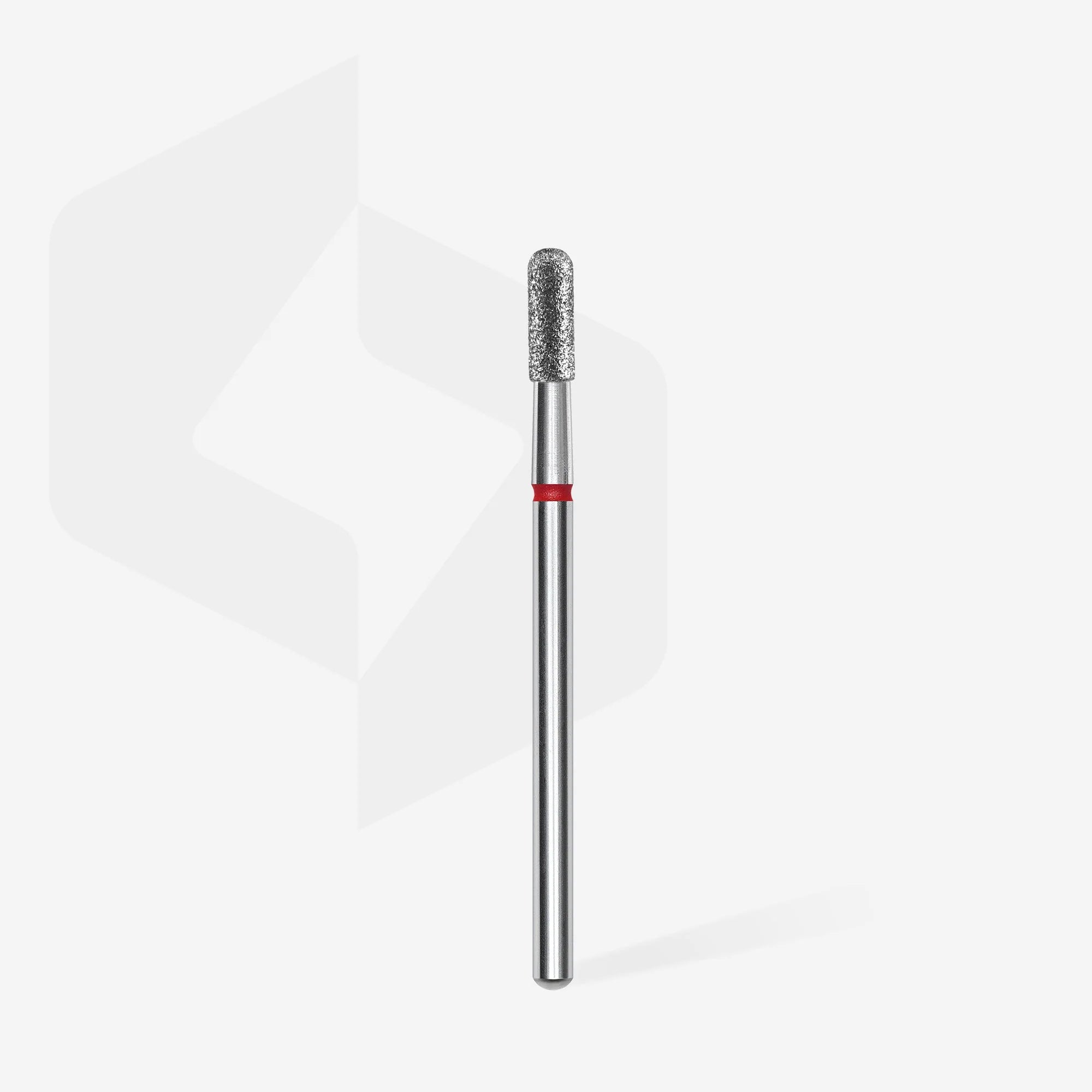 
Diamond nail drill bit rounded cylinder red EXPERT head diameter 2,3 mm / working part 6,5 mm