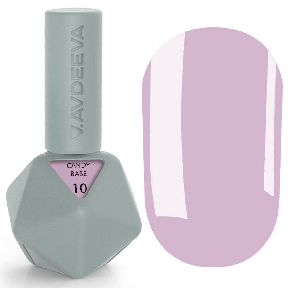 CANDY BASE 10 Victoria Avdeeva – Soft Lilac Camouflage Base 12ml