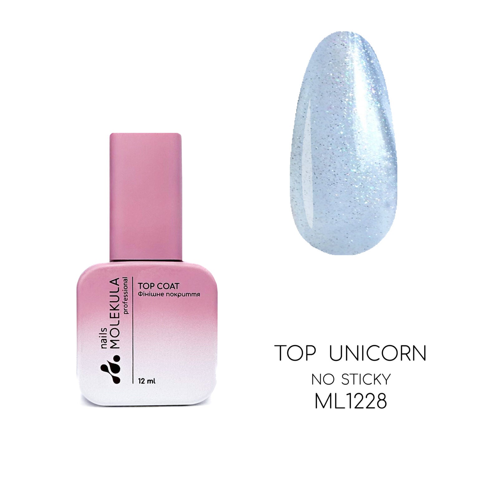 TOP Rubber UNICORN (rainbow) 12ml, MOLEKULA