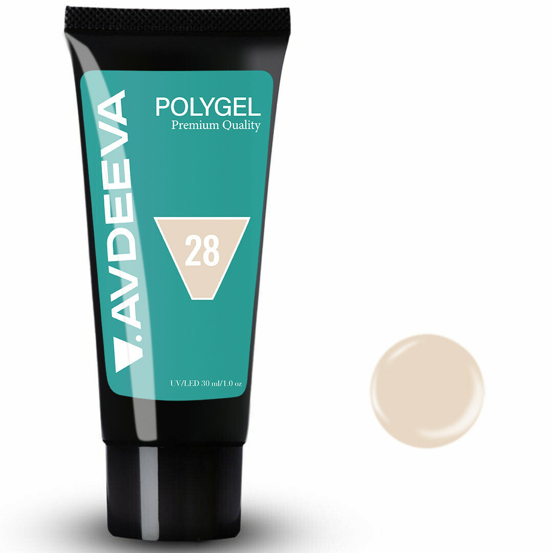 Poligel milky beige №028 30ml