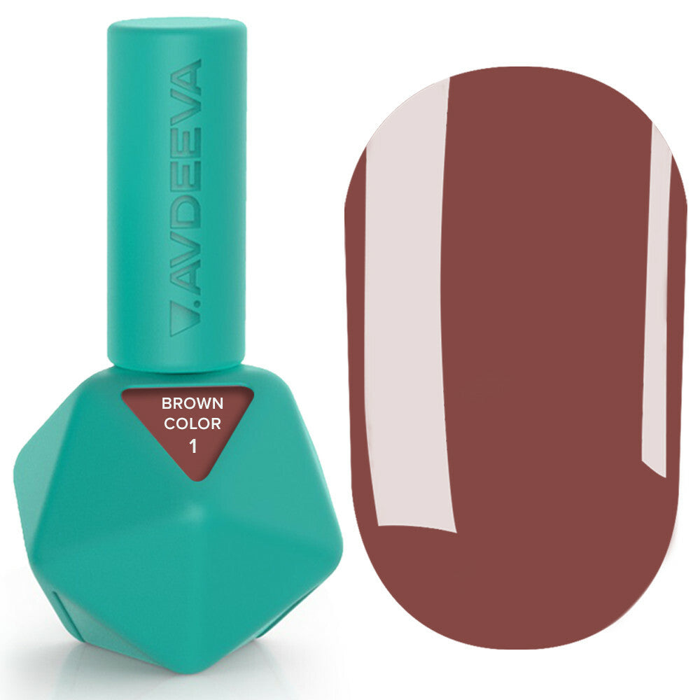 Victoria Avdeeva Gel Polish BROWN COLOR №1, 12 ml