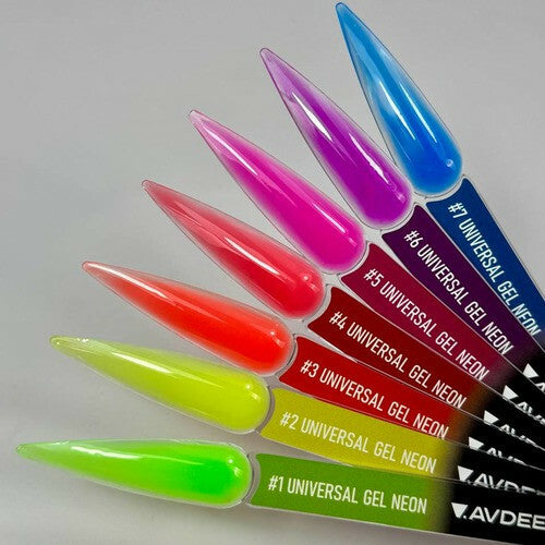 UNIVERSAL GEL NEON 4 V.Avdeeva – Warm Neon Red Liquid Acrygel for Sculpting & Strengthening 12ml