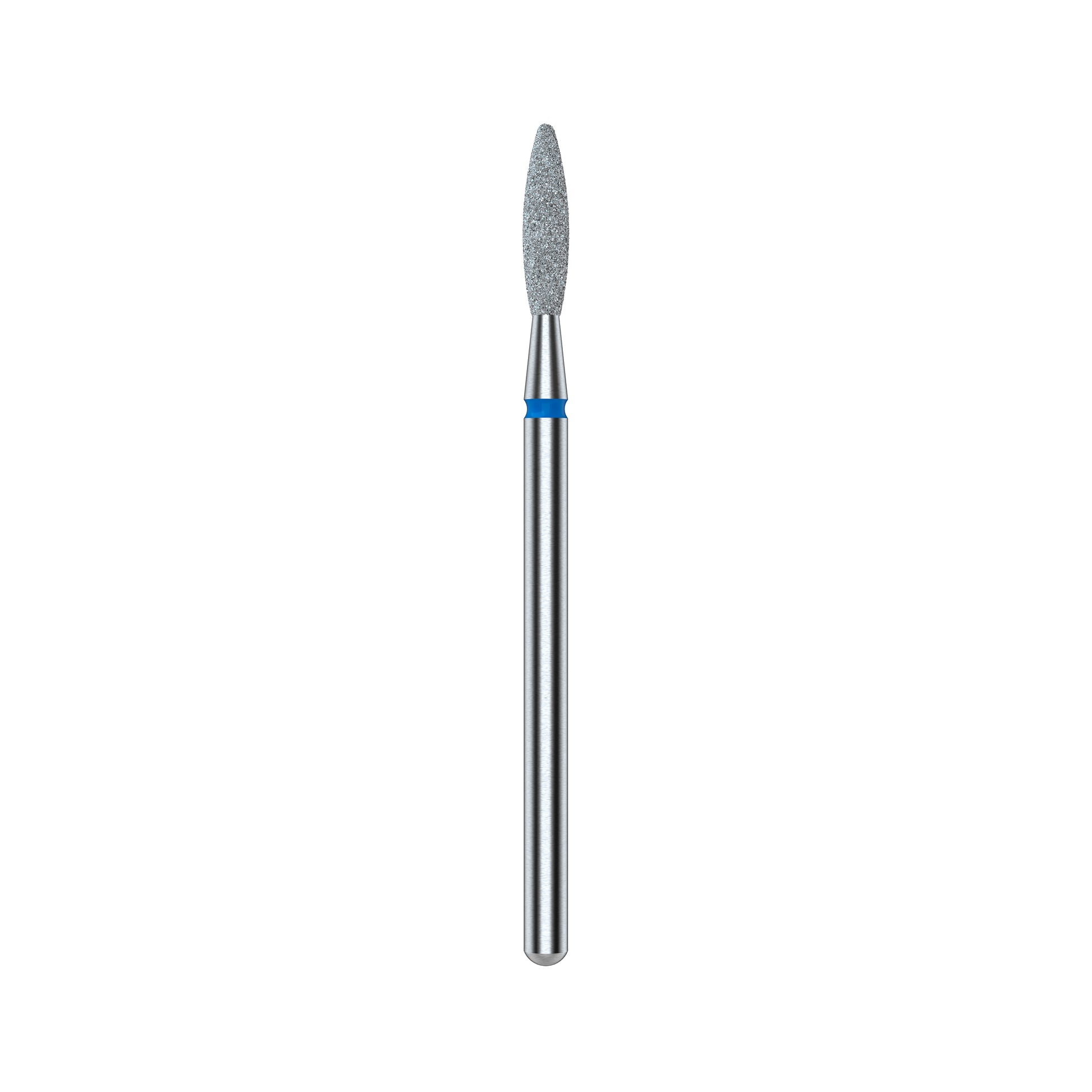 Diamond nail drill bit flame blue EXPERT head diameter 2,3 mm / working part 10 mm