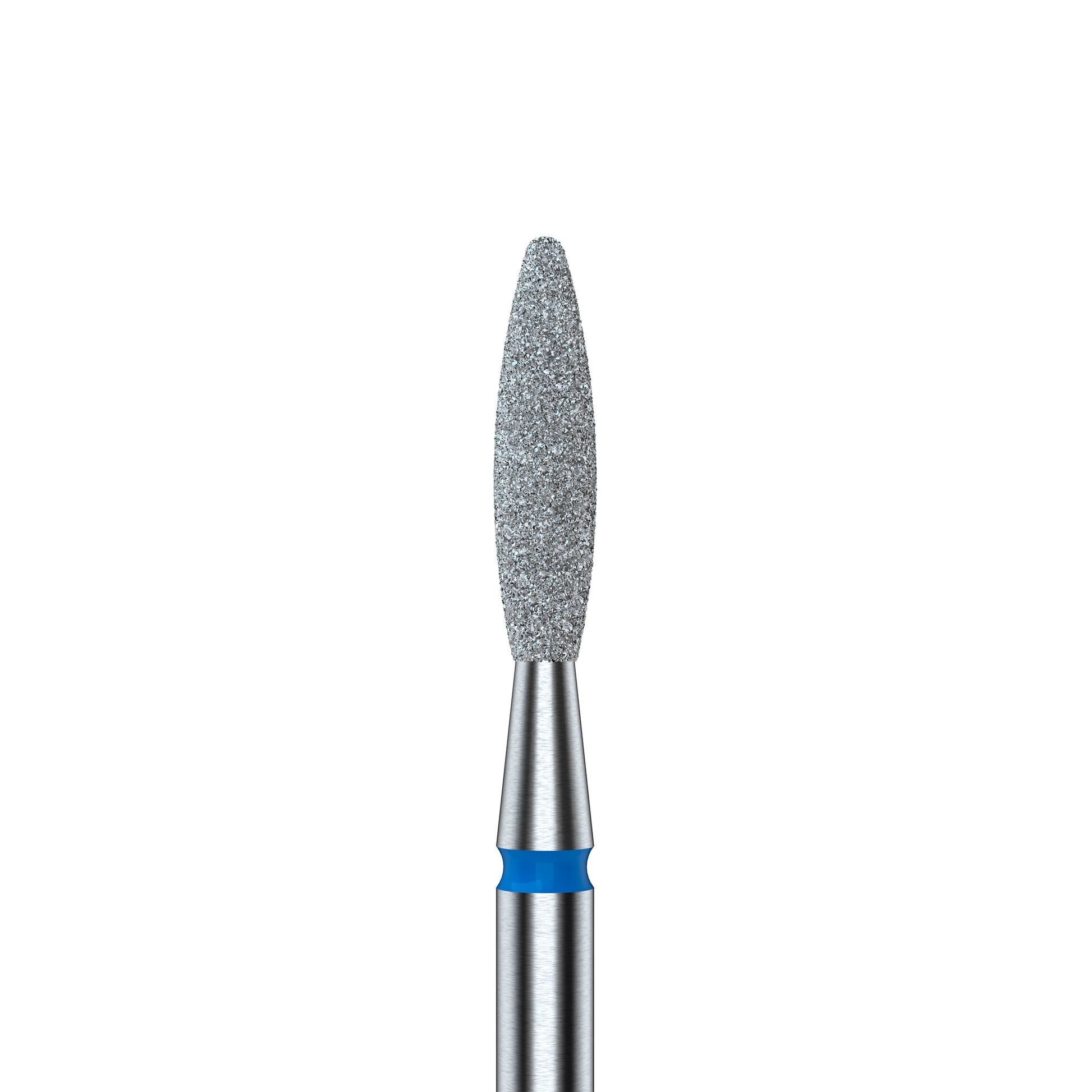 Diamond nail drill bit flame blue EXPERT head diameter 2,3 mm / working part 10 mm
