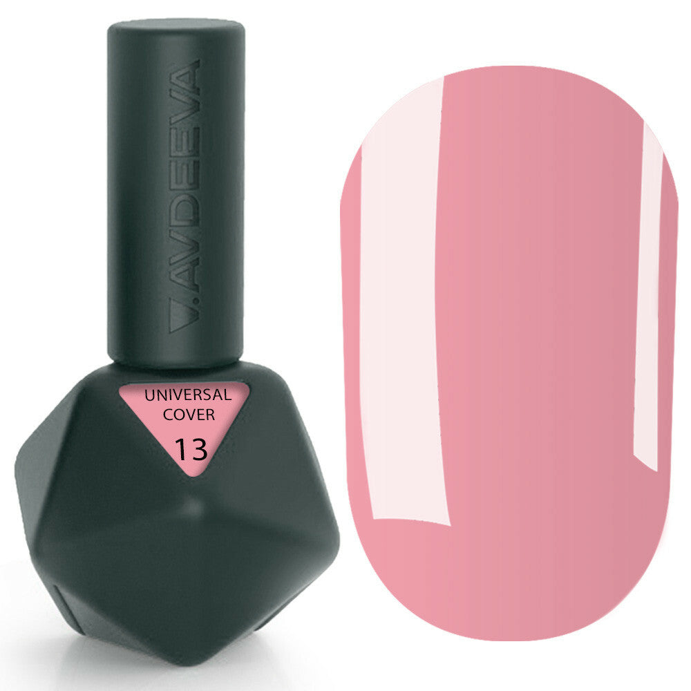 UNIVERSAL COVER GEL 13 Victoria Avdeeva — rosa flüssiges Acrygel (Liquid Gel) zum Modellieren und Verstärken 12ml