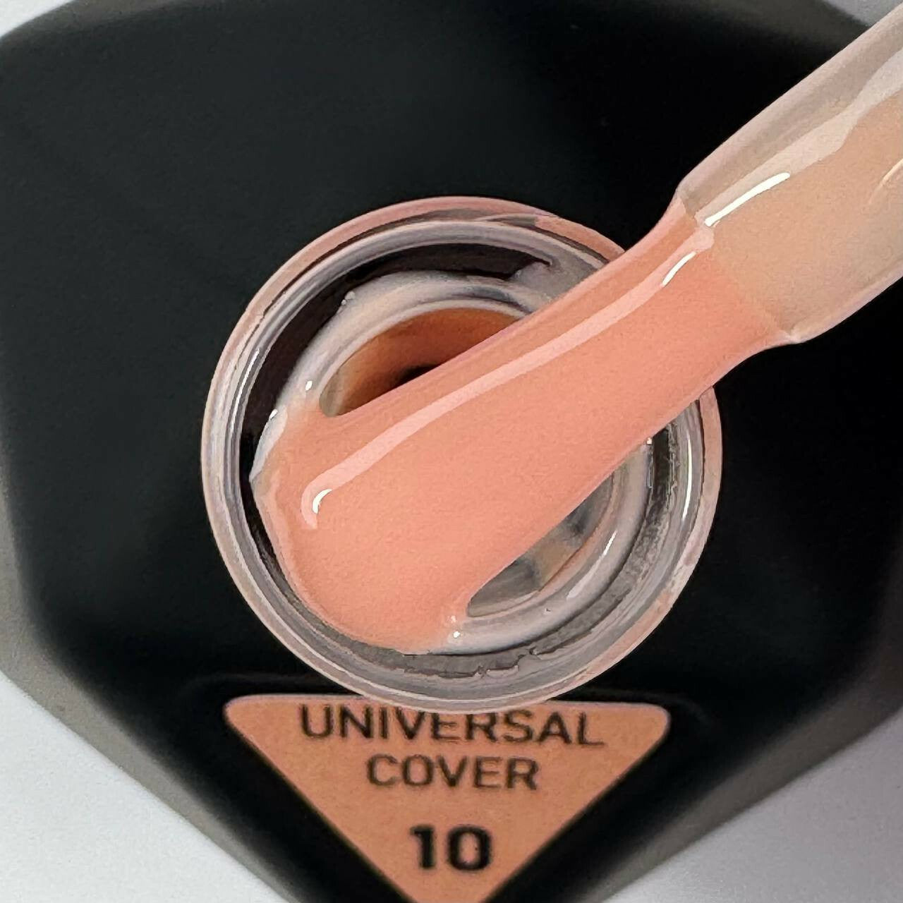 UNIVERSAL COVER GEL 10 Victoria Avdeeva — Karamellfarbenes flüssiges Acrygel (Liquid Gel) zum Modellieren und Verstärken 12ml