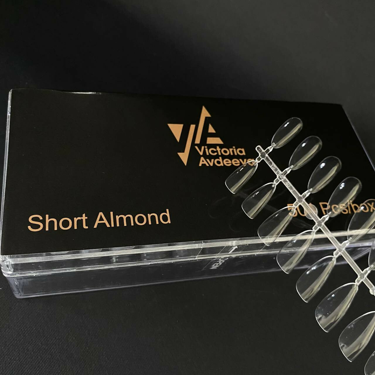 Set of plastic nails, Short Almond, 504 st, V. Avdeeva