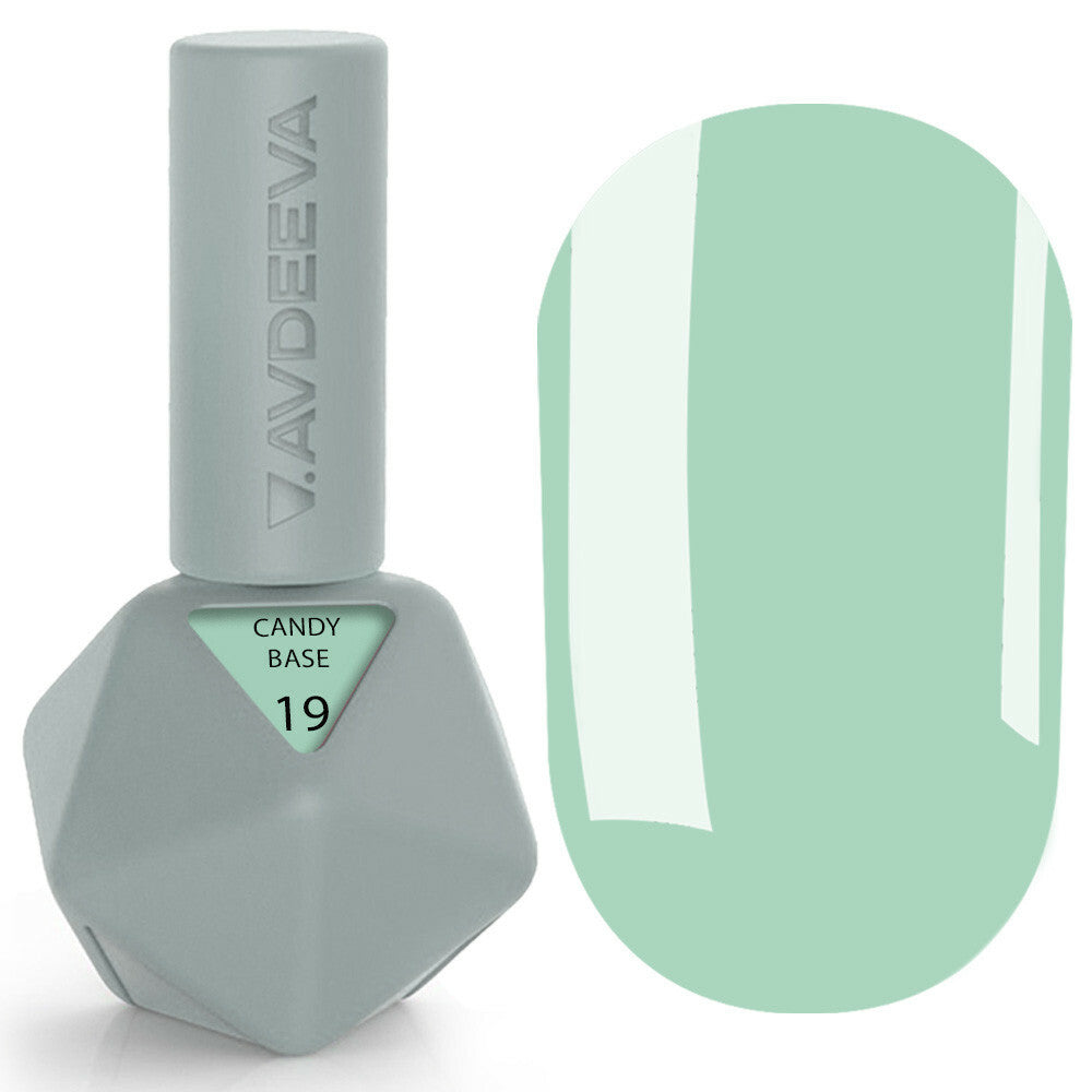 CANDY BASE 19 Victoria Avdeeva – Pastel Mint Camouflage Base 12 ml