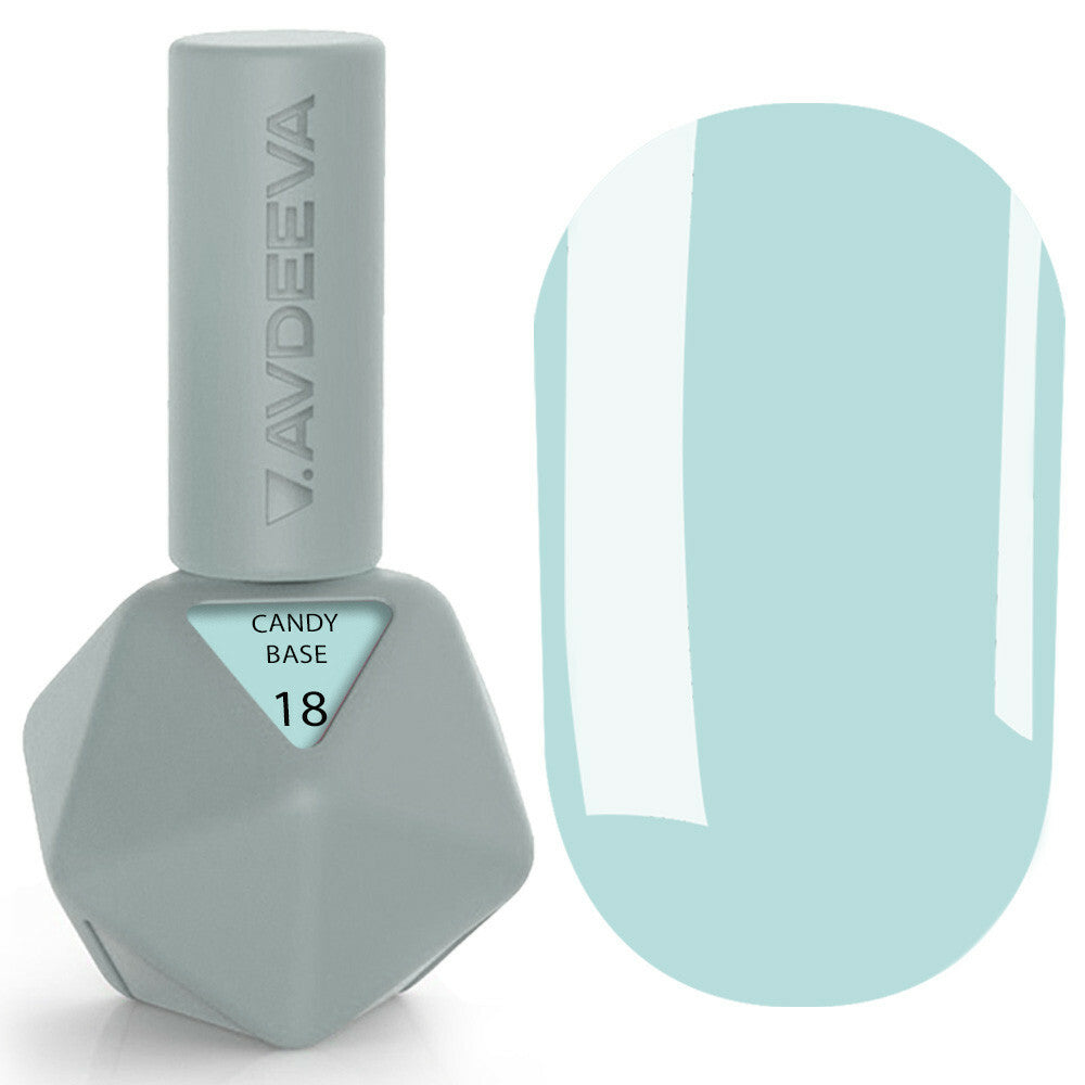 CANDY BASE 18 Victoria Avdeeva – Mint Blue Camouflage Base 12 ml