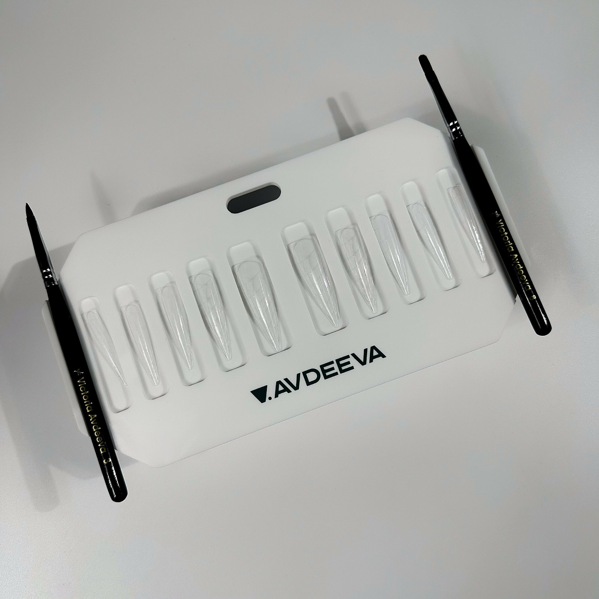 V.AVDEEVA stand for upper forms and brushes — nail master organizer