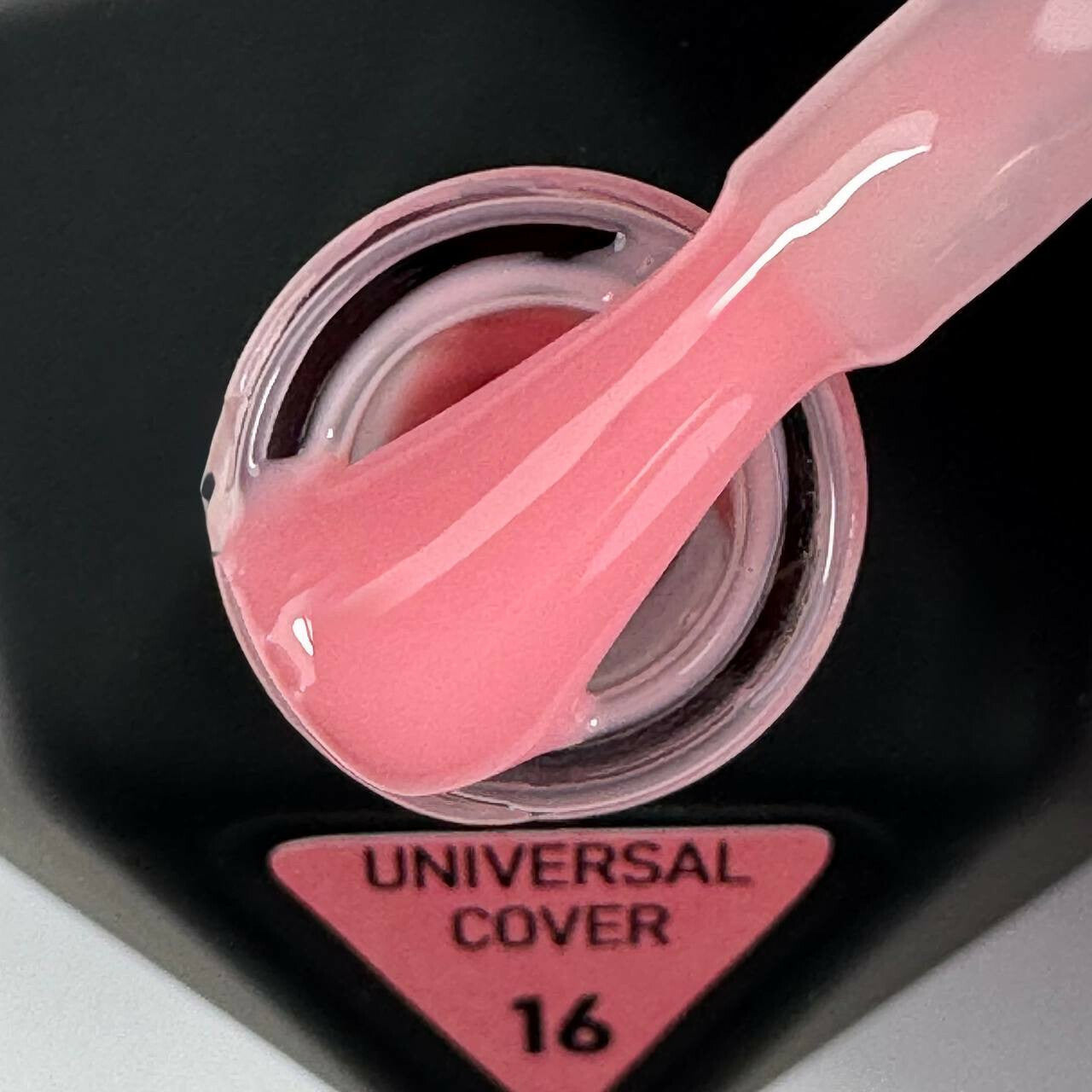 UNIVERSAL COVER GEL 16 Victoria Avdeeva — warmes rosafarbenes flüssiges Acrygel (Liquid Gel) zum Modellieren und Verstärken 12ml