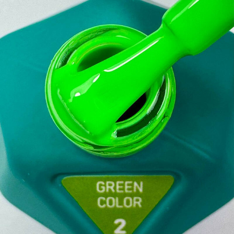 Victoria Avdeeva Gel Polish GREEN COLOR 2 – Neon Green 12ml