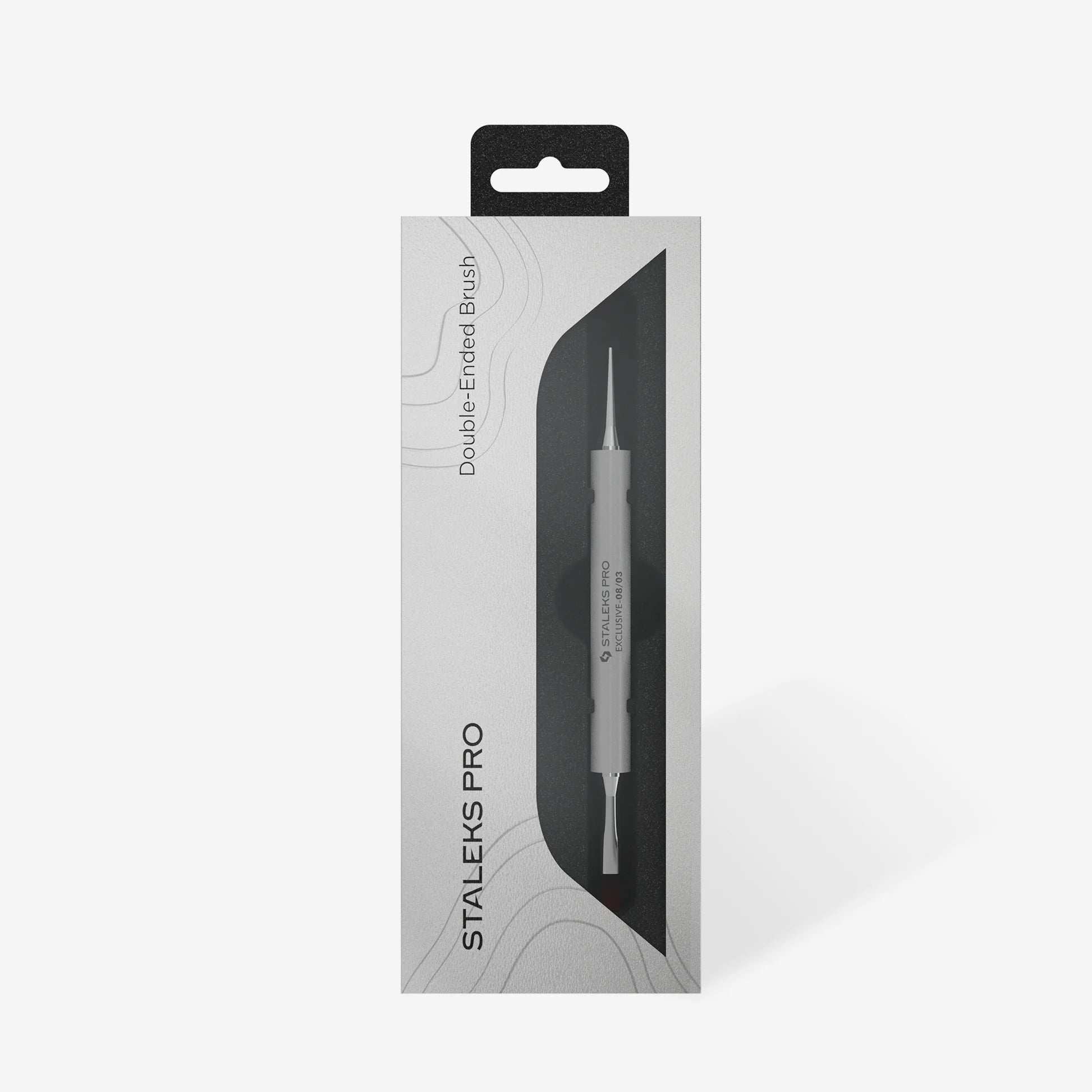 STALEKS EXCLUSIVE 08/03 Double-ended gel brush 10 mm / liner 10 mm