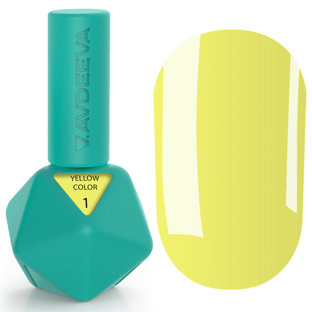 Gel Polish Victoria Avdeeva Yellow Color №1 12ml