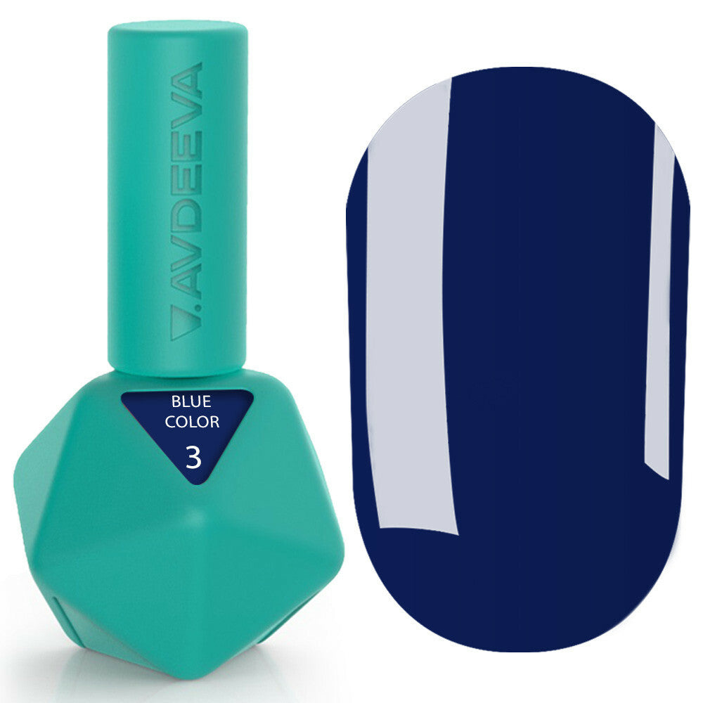 Victoria Avdeeva Gel Polish BLUE COLOR 3 – Dark Blue 12ml