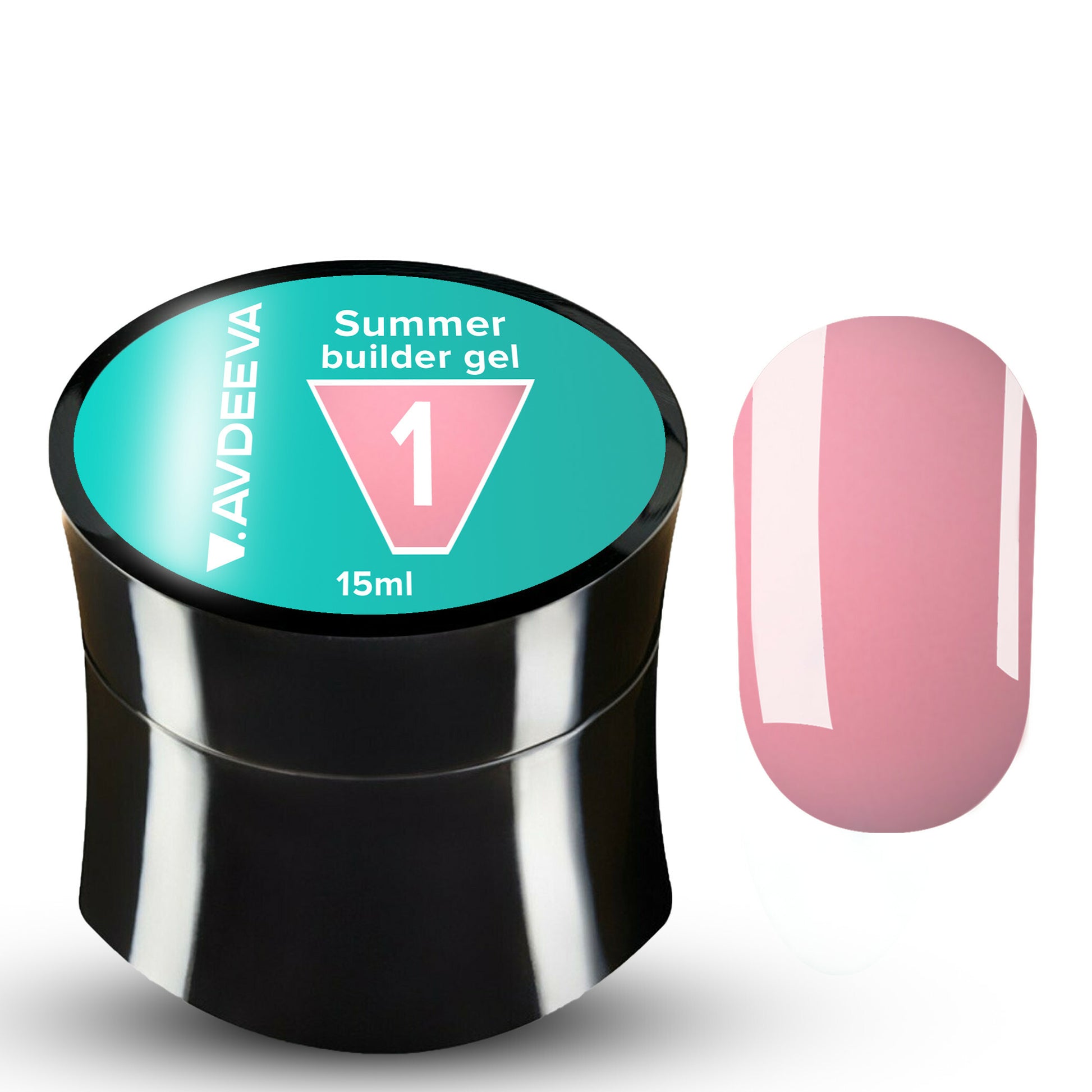 Victoria Avdeeva Summer Modeling Gel №1 – Soft Pink, 15 ml