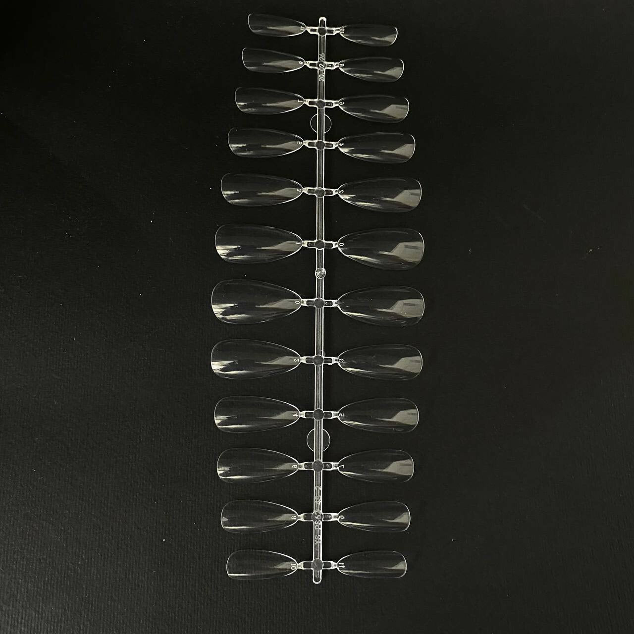 Set of plastic nails, Short Almond, 504 st, V. Avdeeva