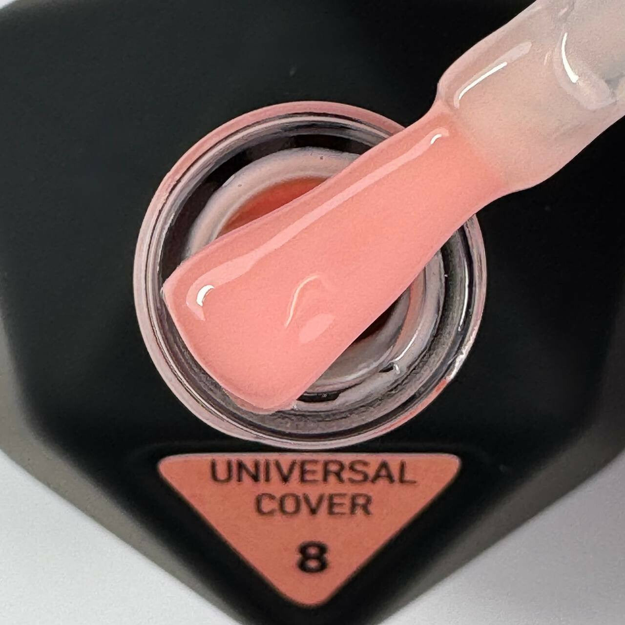 UNIVERSAL COVER GEL 8 Victoria Avdeeva — Pfirsichfarbener Nude Liquid Acrygel zum Modellieren und Verstärken 12ml