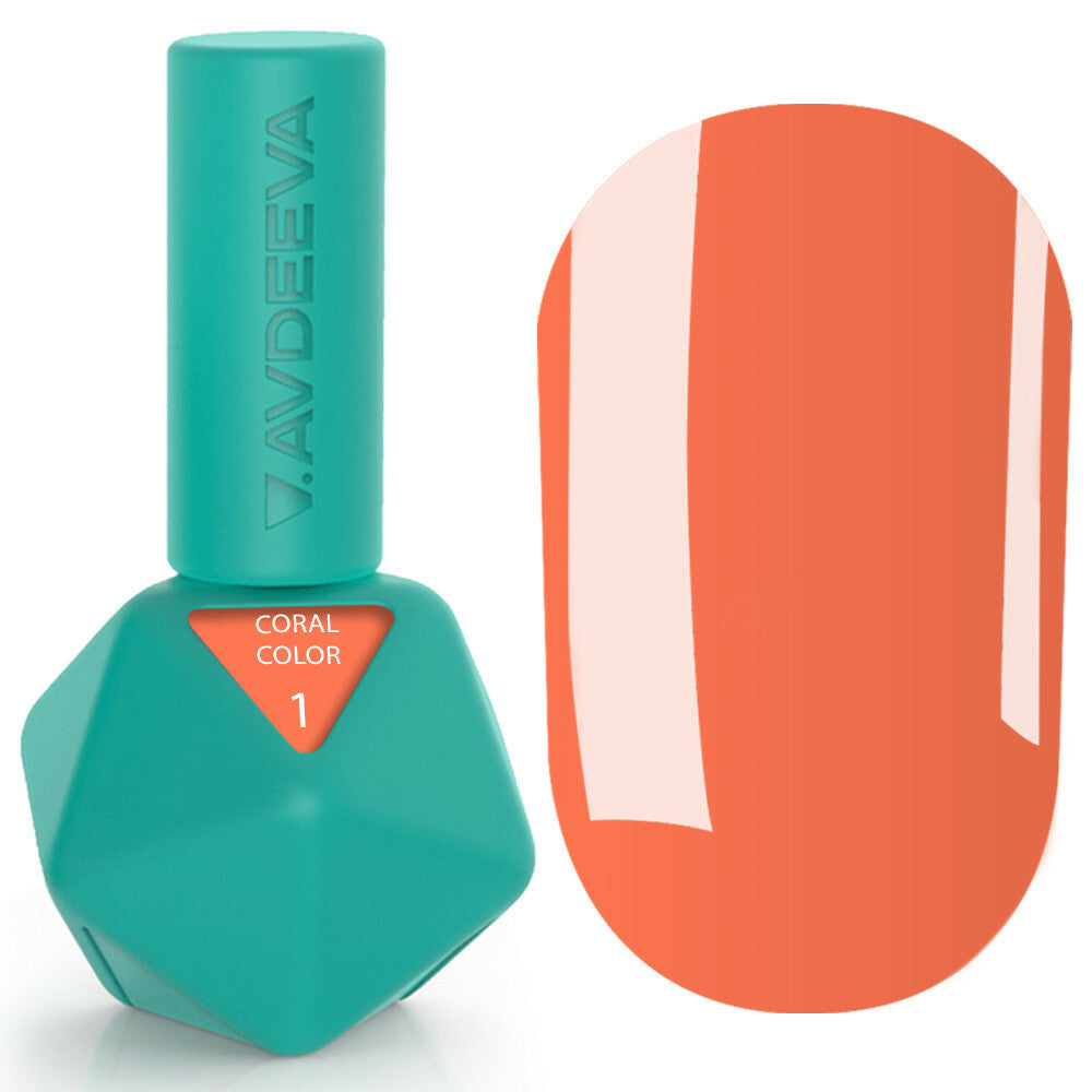 Gel Polish Victoria Avdeeva CORAL COLOR 1 – Coral 12ml