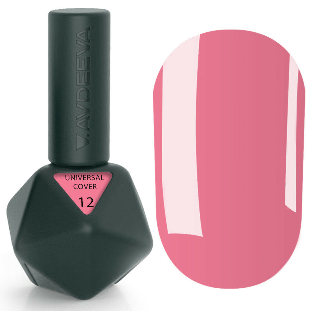 UNIVERSAL COVER GEL 12 Victoria Avdeeva — Kräftig rosa Flüssiges Acrygel (Liquid Gel) zum Modellieren und Verstärken 12ml