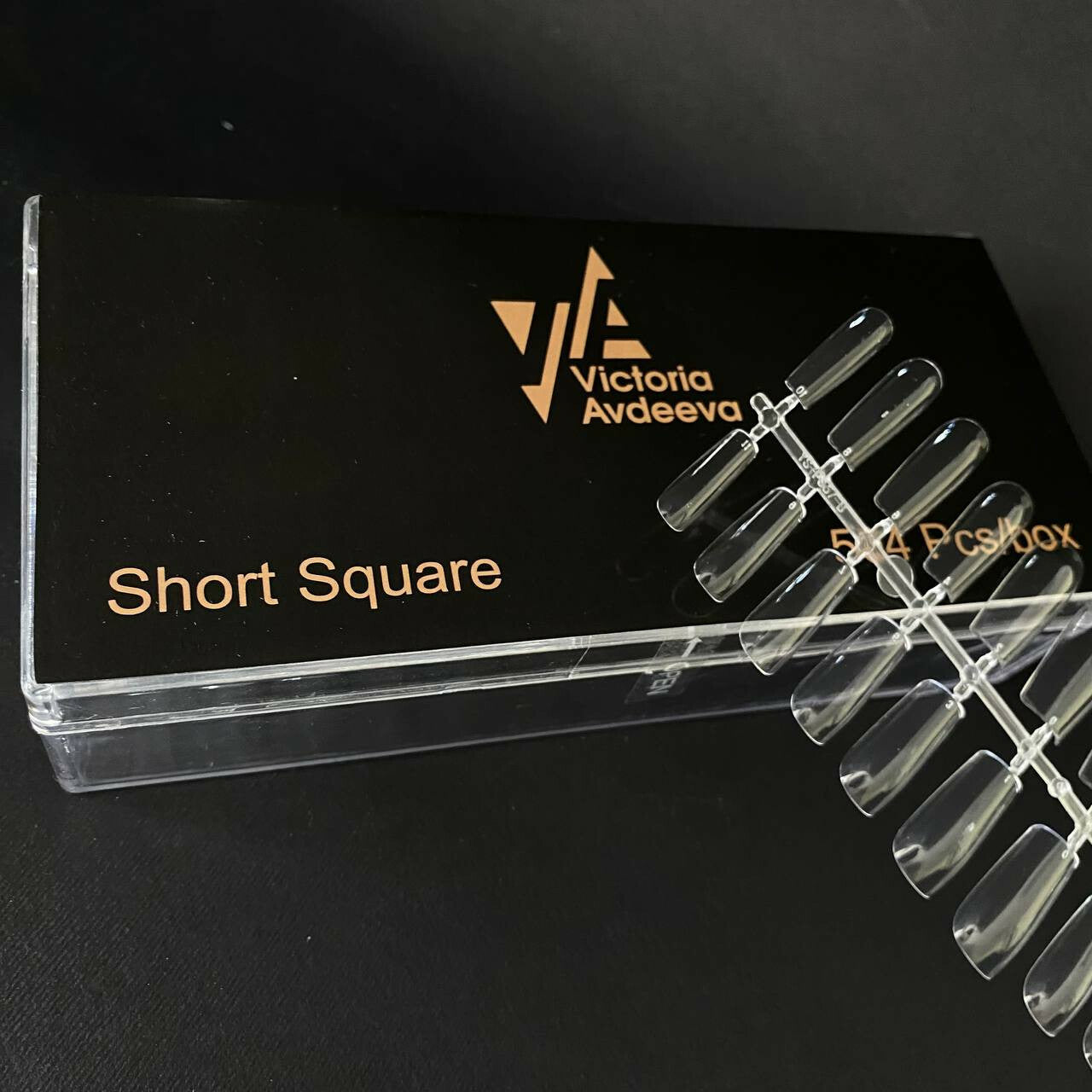 Set of plastic nails,Short Square,504 st, V. Avdeeva