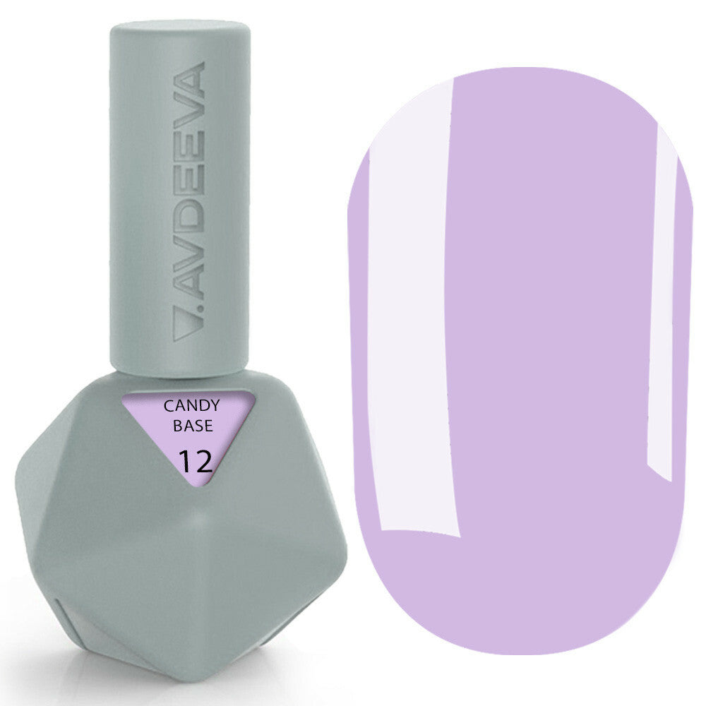 CANDY BASE 12 Victoria Avdeeva – Light Violet Camouflage Base 12ml